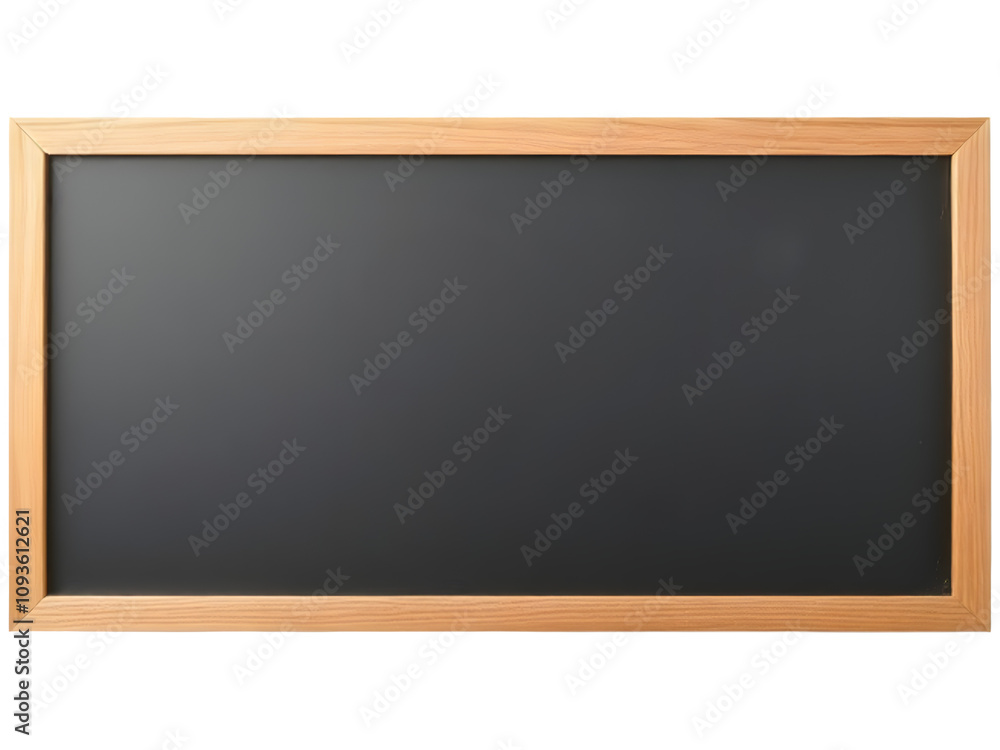 Blank chalkboard with wooden frame. Perfect for your message! Blank chalkboard with wooden frame. Perfect for your message!