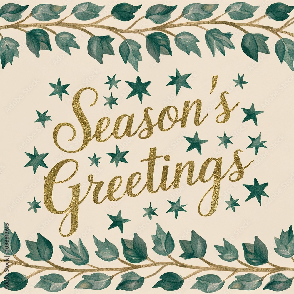 Christmas Card - season's greetings Christmas Card - season's greetings