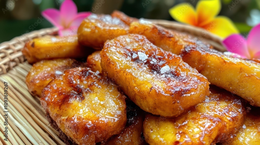 Caramelized Fried Plantains with Sea Salt Caramelized Fried Plantains with Sea Salt