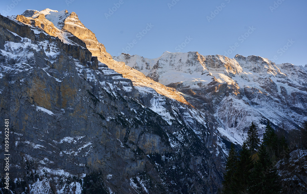 Obraz premium Swiss alps in November