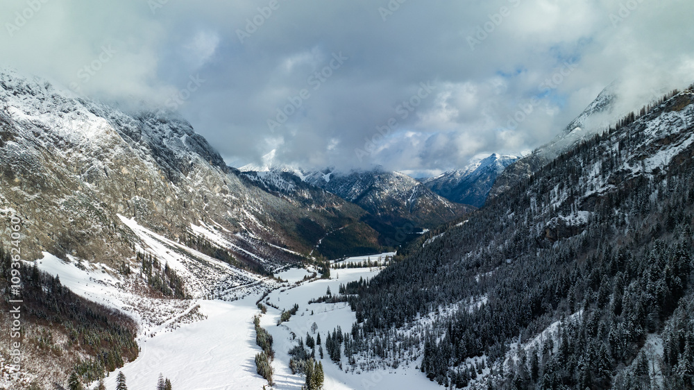 Fototapeta premium snow covered mountains
