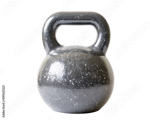 a close up of a kettlebell photo