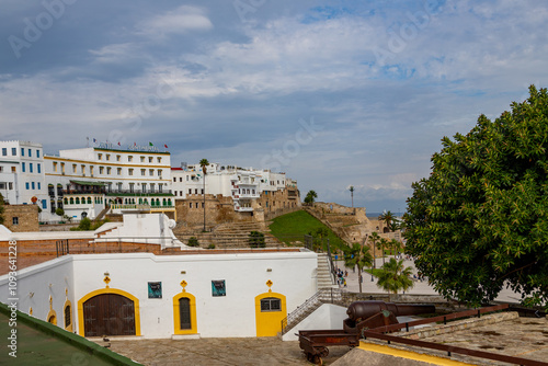 The city streets in Tangier, Morocco