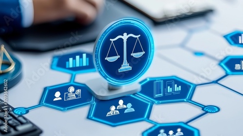 Developing AI ethics codes or AI law encompasses creating standards, regulations, and business policies to ensure responsibility and compliance in mitigating unintended biases in machine learning photo