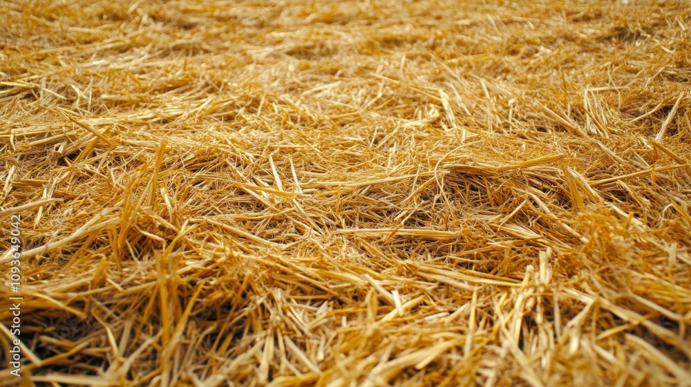Golden Straw Texture - A Close-up View of Nature's Harvest Golden Straw Texture - A Close-up View of Nature's Harvest