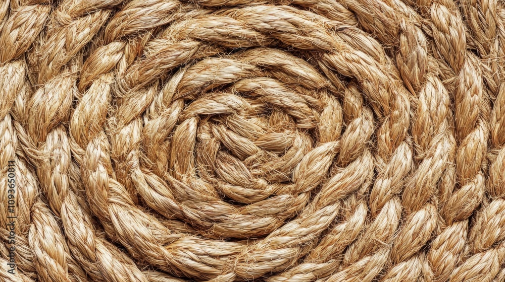 Fototapeta premium Intricate Spiral Rope Texture