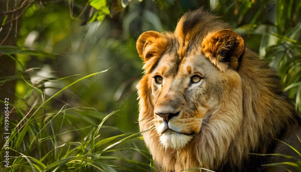 portrait of a lion portrait of a lion