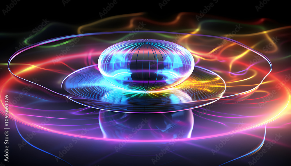 Magnetic field visualization Magnetic field visualization