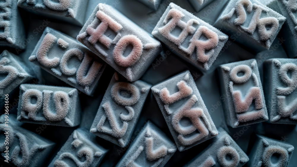Frosted Mangold Briquettes Presentation Frosted Mangold Briquettes Presentation