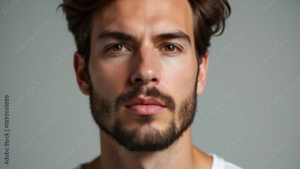 A man grooming his beard trimming styles small beards for goatee, highlighting precision and sharp lines. A man grooming his beard trimming styles small beards for goatee, highlighting precision and sharp lines.