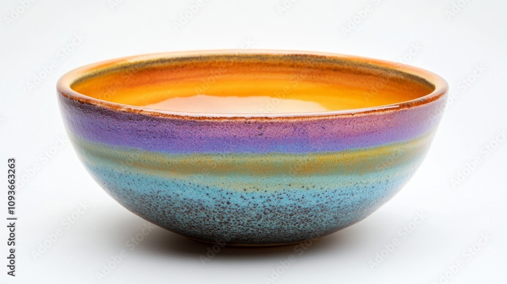 Stunning Rainbow Ceramic Bowl for a Vibrant Dining Experience Stunning Rainbow Ceramic Bowl for a Vibrant Dining Experience
