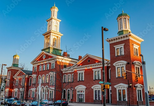 Beautiful Buildings in Camden Yards, Baltimore Maryland USA photo