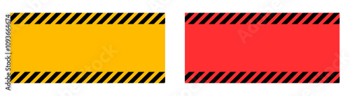 Warning line striped rectangular background: features diagonal stripes in bold, contrasting colors, typically yellow and black, for a cautionary or hazardous look. Ideal for alerting or indicating res