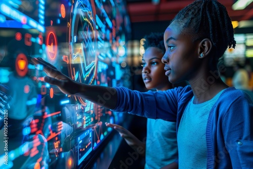 African Educator Utilizes Holographic Screens to Teach Complex Math in Innovative Classroom