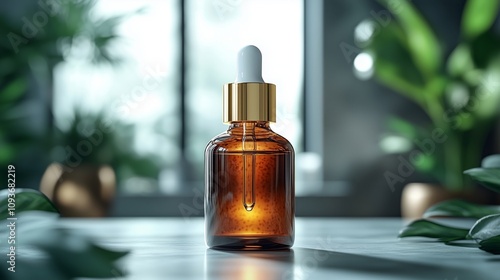 Elegant Glass Bottle for Skin Care Oil and Serums