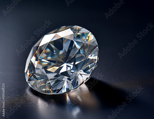 Obraz na płótnie Ein geschliffener Diamant w salonie
