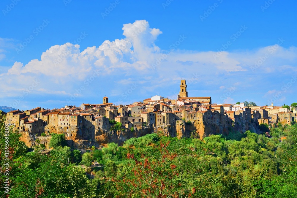 landscape of the ancient Tuscan village of Pitigliano
known as the little Jerusalem, Grosseto, Italy landscape of the ancient Tuscan village of Pitigliano
known as the little Jerusalem, Grosseto, Italy