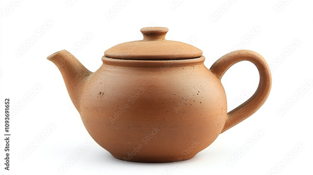 Rustic Terracotta Teapot - Handcrafted Beauty Rustic Terracotta Teapot - Handcrafted Beauty
