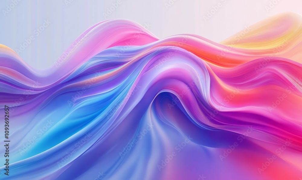 Fototapeta premium Abstract Colorful Waves