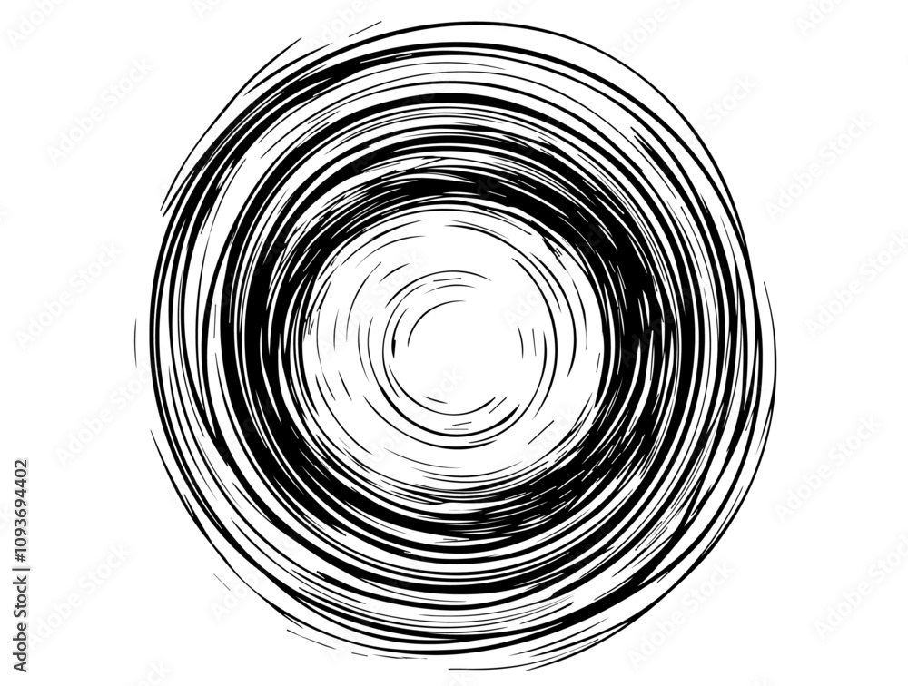 black textured circle design with grunge brush stroke vector black textured circle design with grunge brush stroke vector