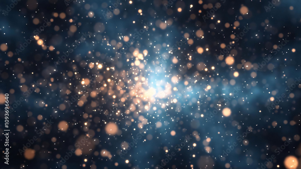 Glowing Particles in Dark Space Glowing Particles in Dark Space