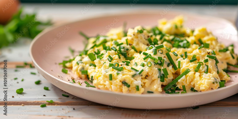 Creamy Scrambled Eggs with Chives Creamy Scrambled Eggs with Chives