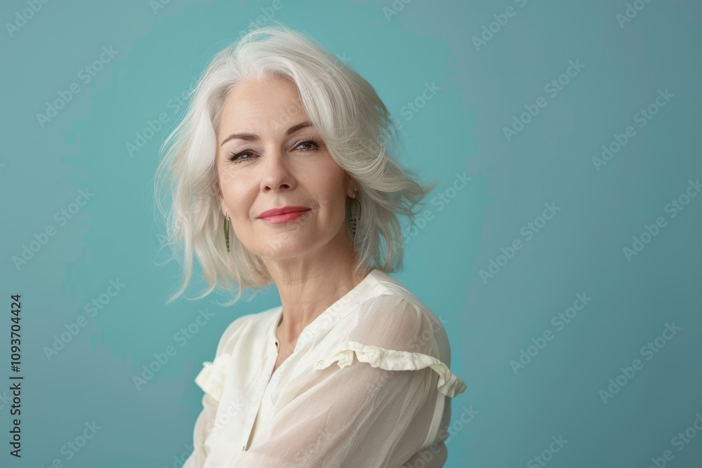 An Elegant Senior Woman Displays Fashionable Attire While Wearing Stylish Sunglasses and Exuding Confidence An Elegant Senior Woman Displays Fashionable Attire While Wearing Stylish Sunglasses and Exuding Confidence