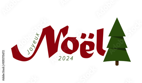 Titre web Joyeux noel Noël 2024 texte