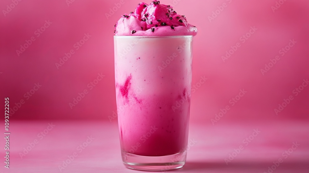 Indulge in a vibrant Pink Matcha Latte, crafted with creamy milk and a touch of exotic dragon fruit powder. This trendy beverage captivates with its eye-catching hue and refreshing flavor. Indulge in a vibrant Pink Matcha Latte, crafted with creamy milk and a touch of exotic dragon fruit powder. This trendy beverage captivates with its eye-catching hue and refreshing flavor.
