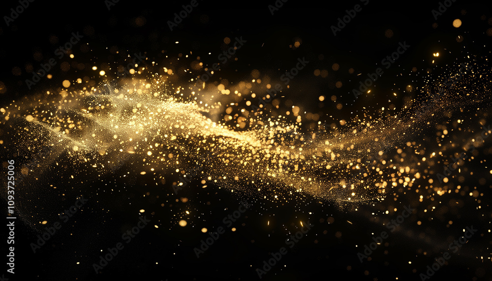 Dust-Like Golden Glow in Endless Space Dust-Like Golden Glow in Endless Space