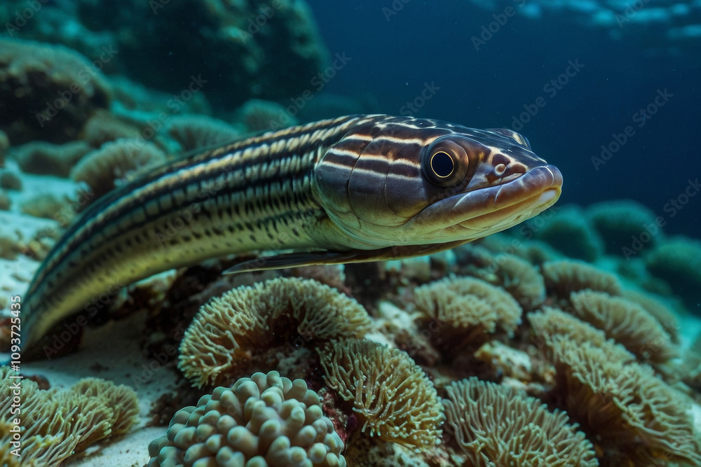A mysterious eel fish A mysterious eel fish
