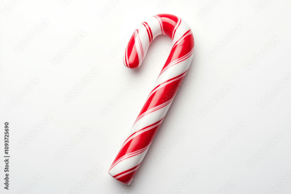 Classic red and white striped candy cane Classic red and white striped candy cane