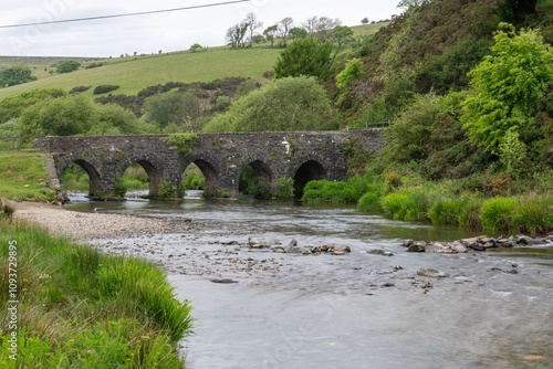 Landacre bridge in Exmoor National Park photo