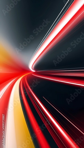 Wallpaper Mural Red line fast motion speed background wallpaper Torontodigital.ca