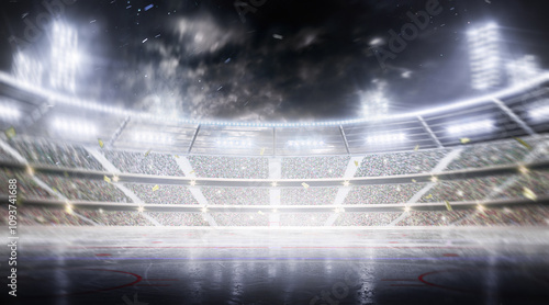 Canvas Print Big ice arena