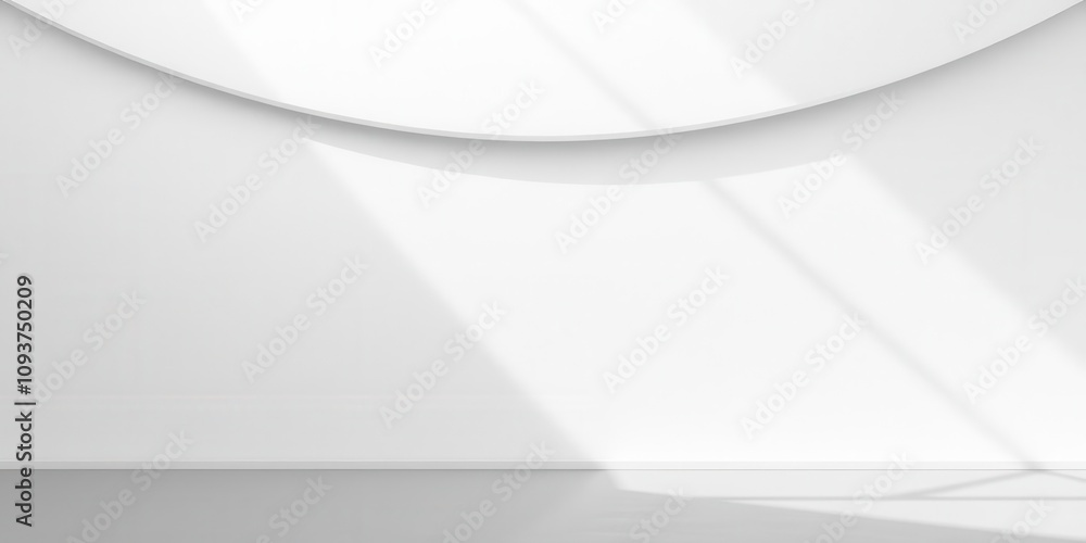 Realistic shadow effect on a blank white wall for design projects, shadow, design Realistic shadow effect on a blank white wall for design projects, shadow, design