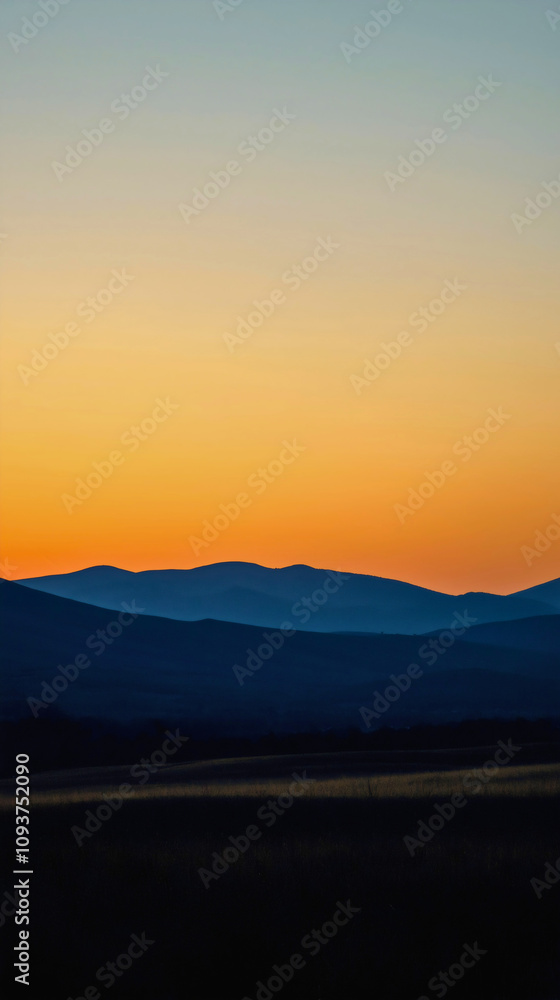 serene sunset over majestic mountains, where silhouettes and vibrant twilight colors blend across the horizon, creating a peaceful atmosphere of natural beauty, inspiring tranquility evening landscape serene sunset over majestic mountains, where silhouettes and vibrant twilight colors blend across the horizon, creating a peaceful atmosphere of natural beauty, inspiring tranquility evening landscape