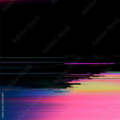 Minimal A psychedelic gradient texture hyper neon and uv colours strong digital glitch and slur effects 32k uhd photo