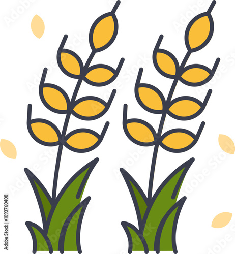 Wheat Icon Illustrations