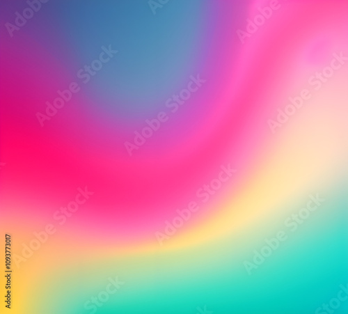 Wave of mixed beautiful gradient colors. smooth transitions. composition and leaking light exposure. Rainbow background. Modern design template. High quality 8k. generative ai