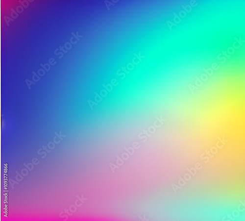 Wave of mixed beautiful gradient colors. smooth transitions. composition and leaking light exposure. Rainbow background. Modern design template. High quality 8k. generative ai