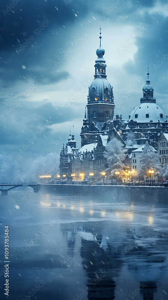 Obraz premium church in the night