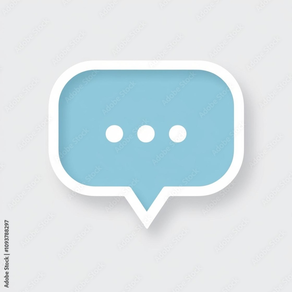 chat icon on button chat icon on button