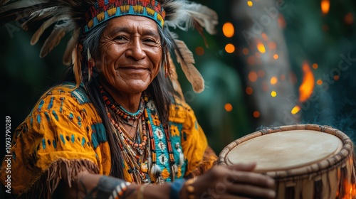 Cultural celebration of indigenous peoples global event photography natural setting close-up view heritage awareness