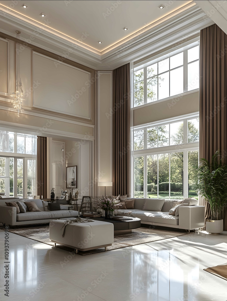 this is a 3D rendering of a large and bright living room this is a 3D rendering of a large and bright living room