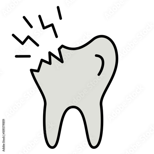 Toothache and Tooth Infection Icon