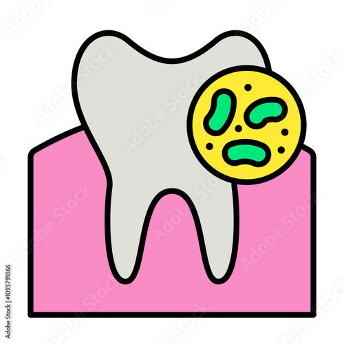 Toothache and Tooth Infection Icon
