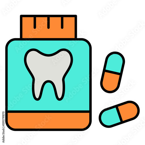 Toothache and Tooth Infection Icon