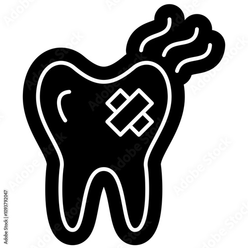 Toothache and Tooth Infection Icon