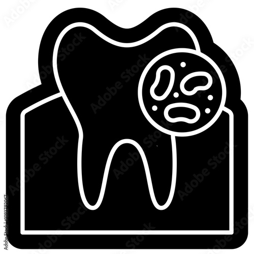 Toothache and Tooth Infection Icon